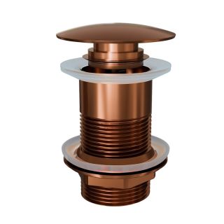 Донный клапан для раковины без перелива Knotlor BM9010RB, бронза